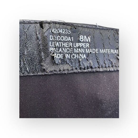 Metoo Decoda1 leather heeled black boots women’s size 8m - Picture 2 of 9